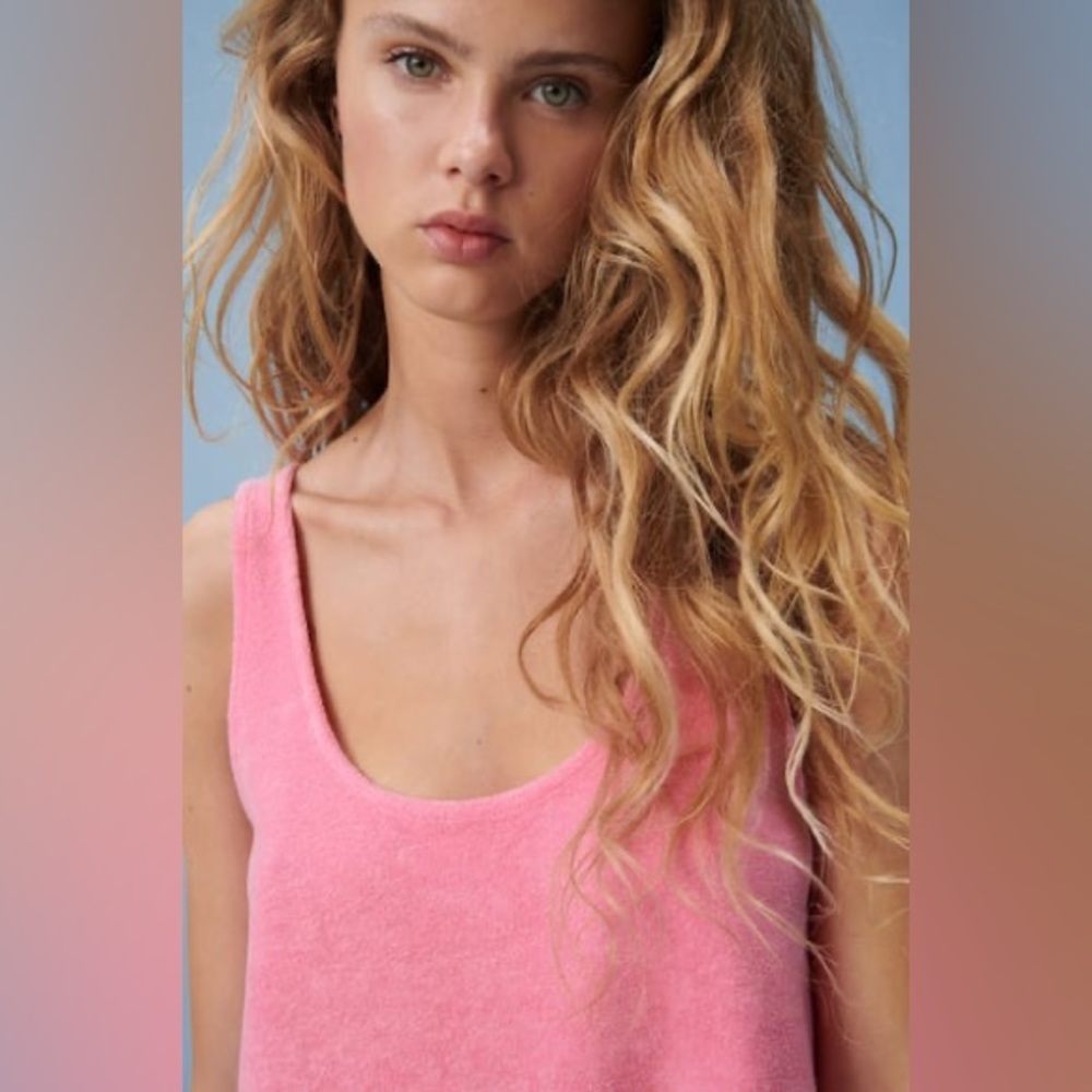 Zara Terrycloth Beach Dress